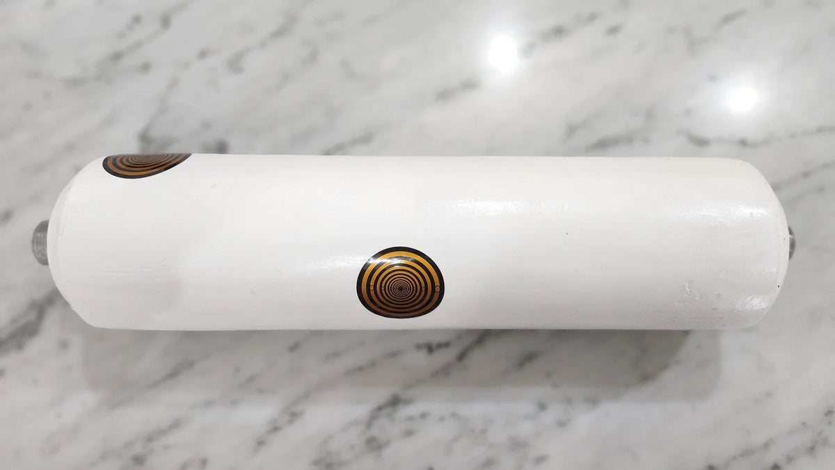 BIOVORTEXER MAX FLOW, 1½-inch model, COHERENT WATER TECHNOLOGY.  Water Filter inset, Traditionally cast with pure copper and silver.