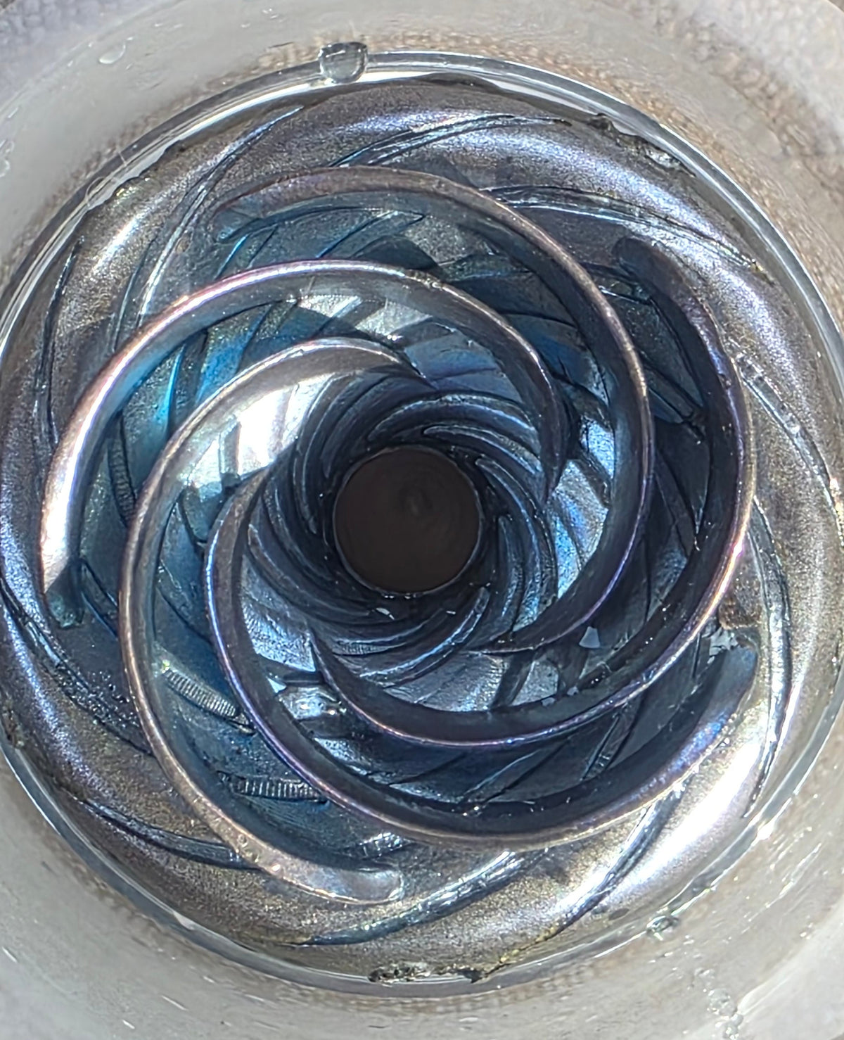 BIOVORTEXER BOTTLE. COHERENT WATER  TECHNOLOGY, BIO IMPELLER cast from Copper and Silver