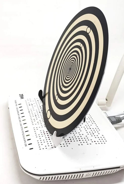 BIO ARC HARMONIZER DISC (180mm) black, EMF HARMONIZATION, Copper gold-plated
