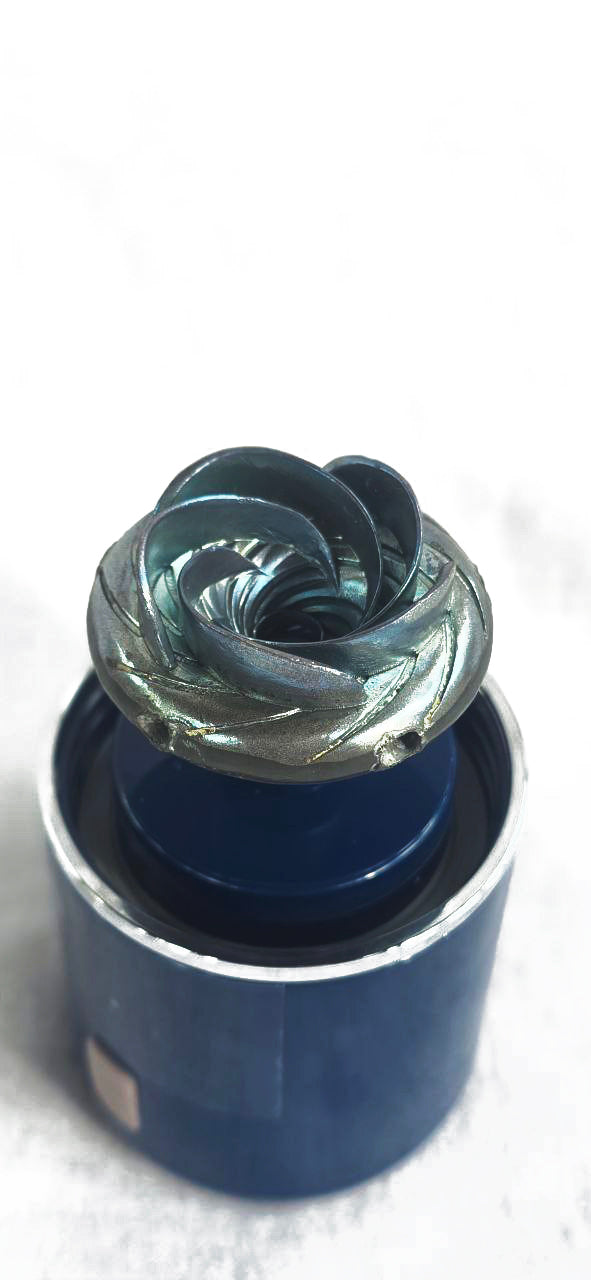 BIOVORTEXER BOTTLE. COHERENT WATER  TECHNOLOGY, BIO IMPELLER cast from Copper and Silver