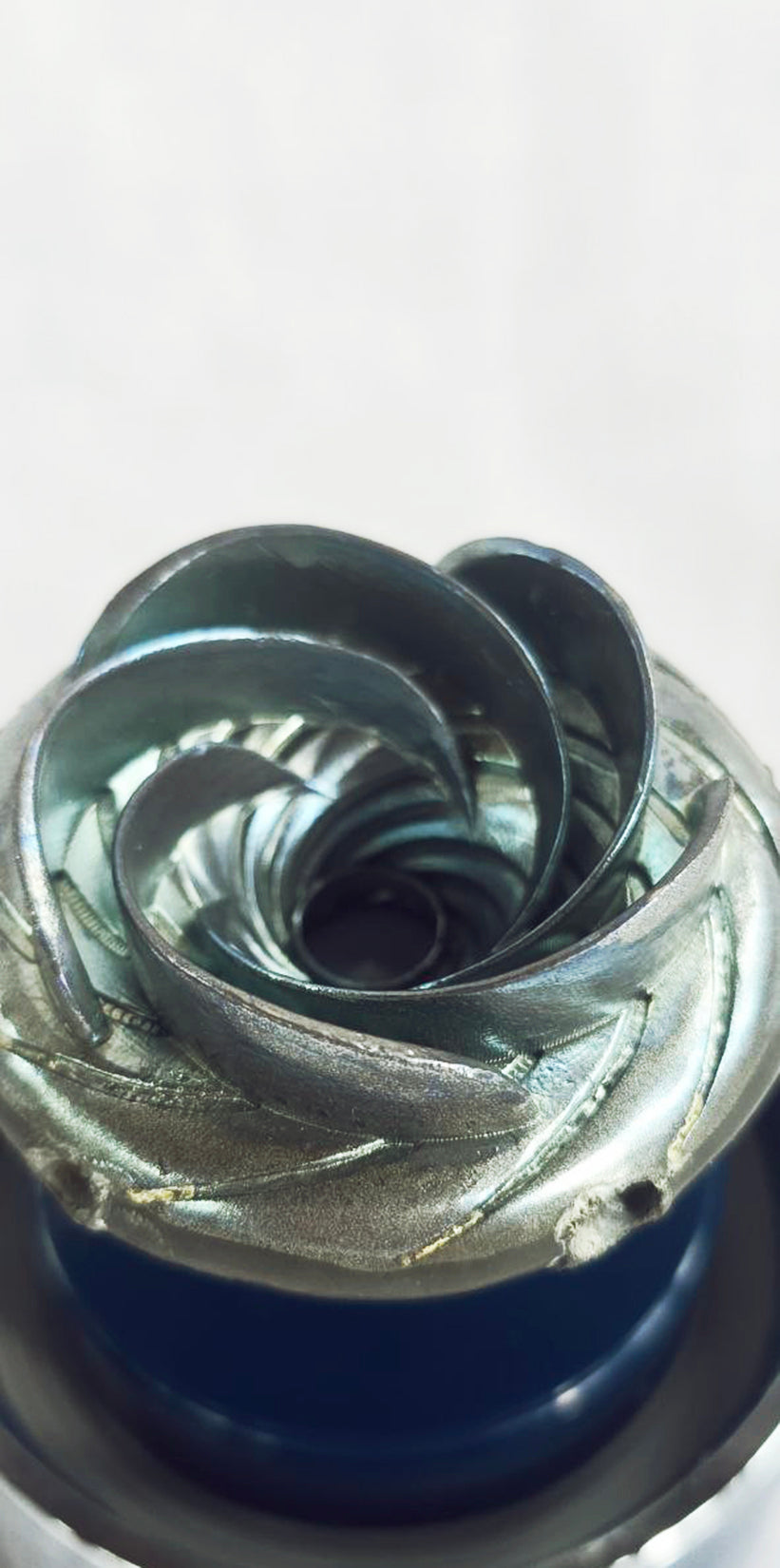BIOVORTEXER BOTTLE. COHERENT WATER  TECHNOLOGY, BIO IMPELLER cast from Copper and Silver