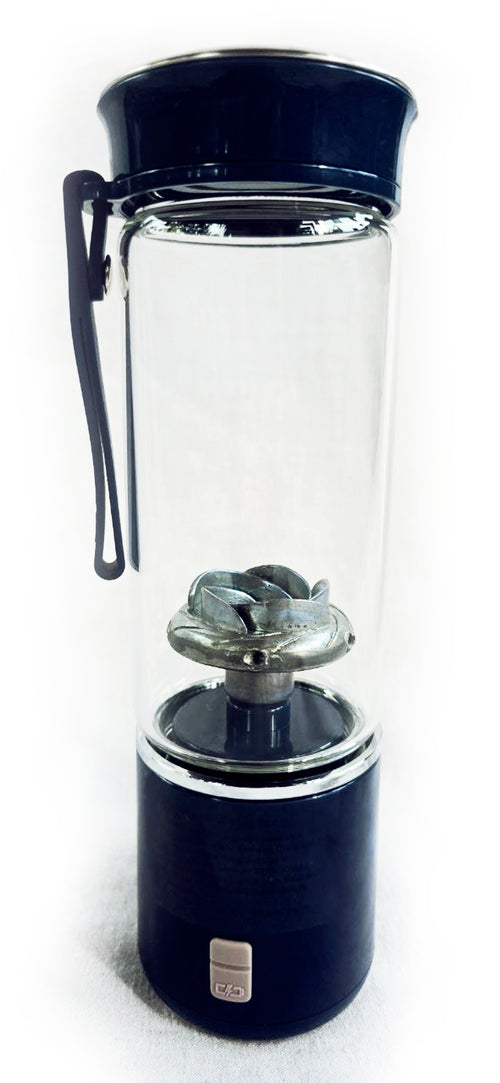 BIOVORTEXER BOTTLE. COHERENT WATER  TECHNOLOGY, BIO IMPELLER cast from Copper and Silver